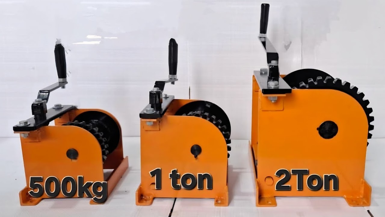 Worm Gear Winch Machine