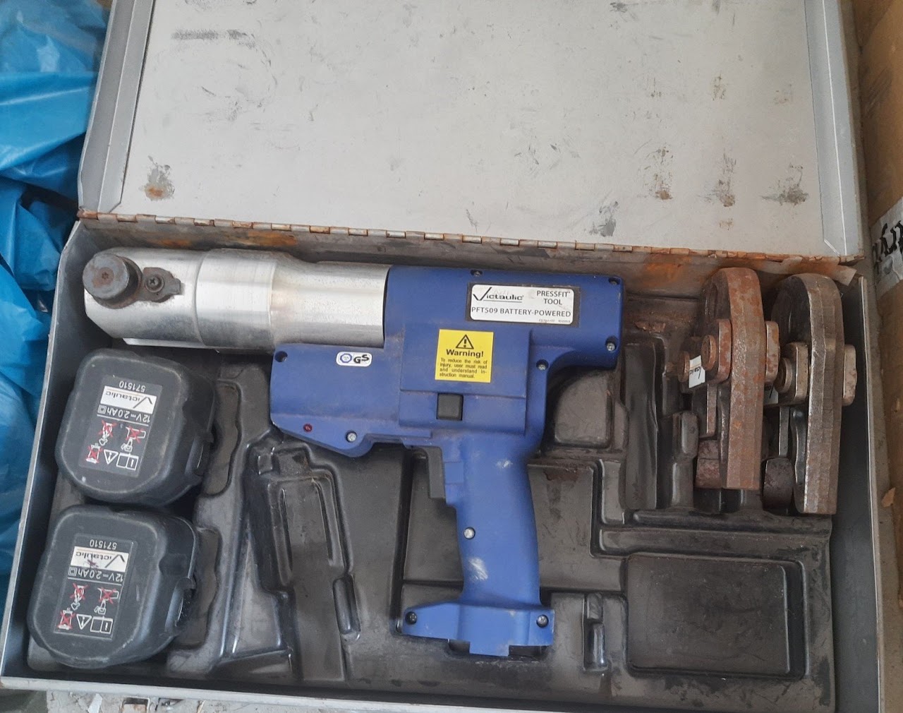 Used Victaulic Battery Operated Hydraulic Crimper