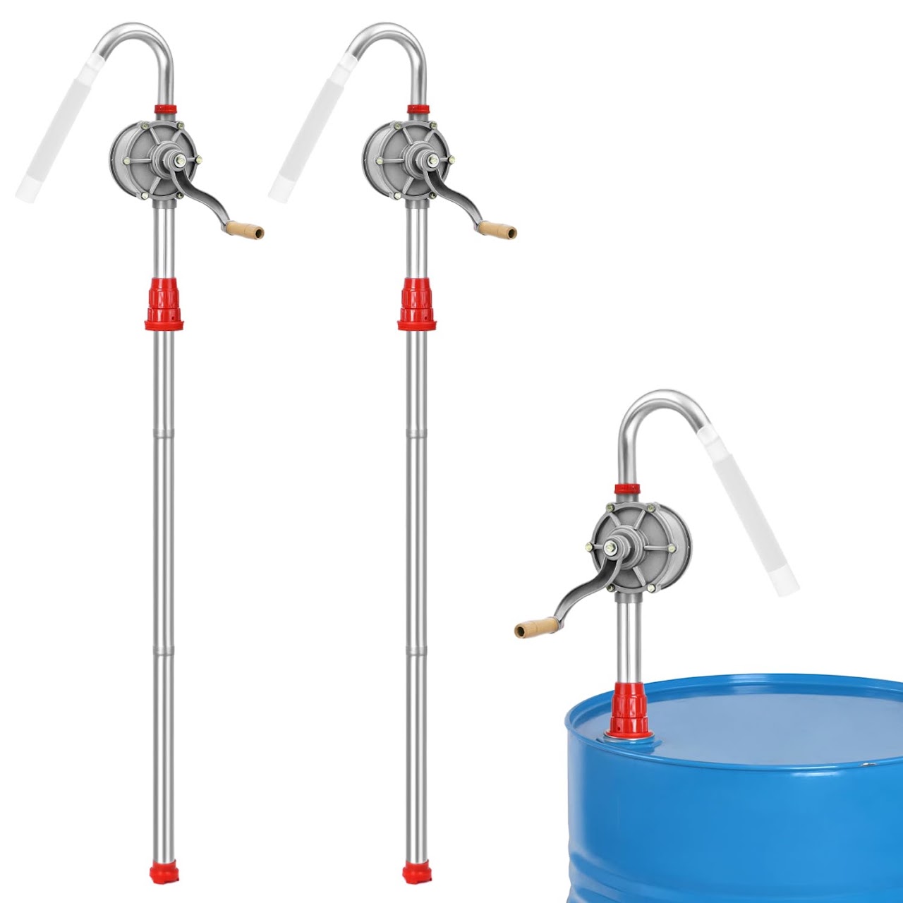 Alluminium Hand Rotary Oil Barrel Pump