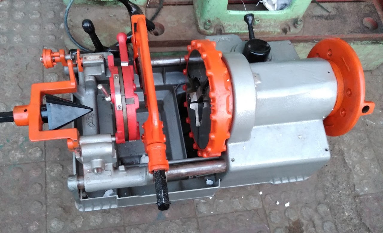 6" Used Electric Pipe Threading Machine Rex 150a
